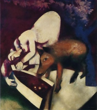 Marc Chagall Painting - El abrevadero contemporáneo Marc Chagall